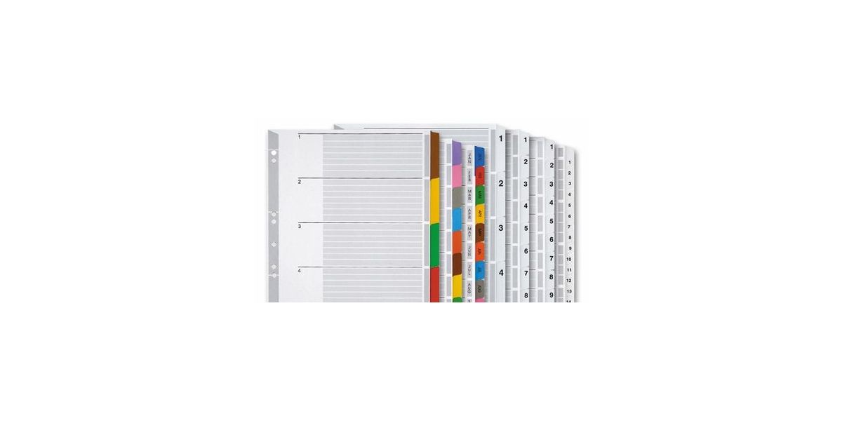 How to use Index Tab Dividers