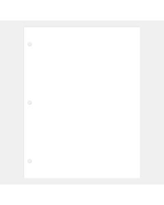 Minute Book Paper 70# 11 x 8-1/2 - 3 hole drilled