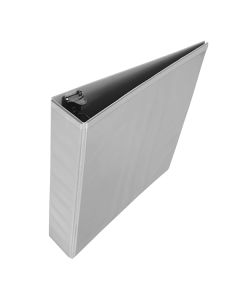 1 1/2" White Economy Value clearview "D" Binder 11"x81