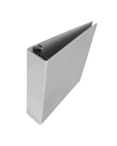 2" White Economy Value clearview "D" Binder 11"x81/2