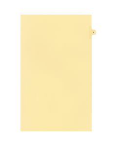 Litigation Tab Dividers *c* Buff #4 Legal