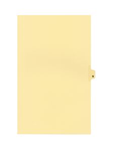 Litigation Tab Dividers *c* Buff "M" Legal