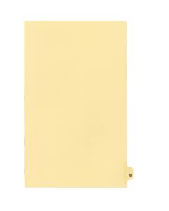 Litigation Tab Dividers *c* Buff "W" Legal