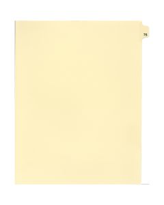 Litigation Tab Dividers Ivory #76