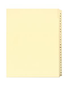 Litigation Tab Dividers Ivory "A-XYZ"