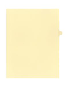 Alberta Manila Litigation Tab Dividers "I"