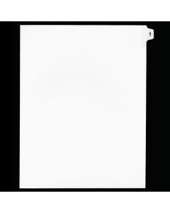 SW Index Tab Dividers White 15th Cut #01