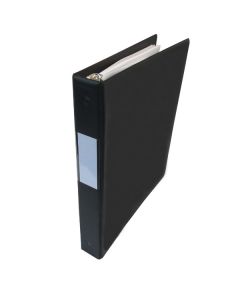 Cartable avec porte-étiquette Noir 1.5" D Lettre