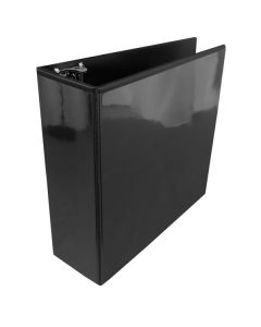 3" D Ring Black Showcase Clear View Binder