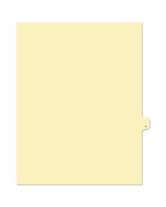 Alberta Manila Litigation Tab Dividers "Q" 26th cut