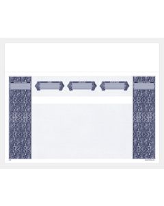 8.5 x 11 Blue Laser Share Certificate - BC