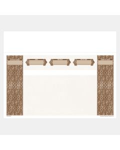 8.5 x 11 Brown Laser Share Certificate - BC