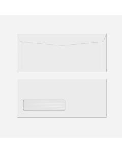 #10 Envelopes 4-1/8 x 9-1/2 Digital Window White 24lb