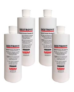 4 bouteilles d'huile pour déchiqueteuse (1 pinte) # AC