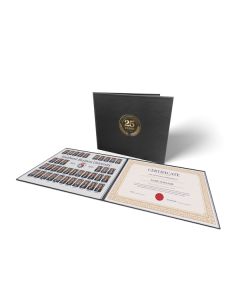 Vinyl Certificate Holder Printed 1 colour 8 1/2"Hx11"L