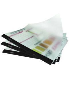 Coverbind Black Agility Linen Cover Clear View