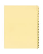 Litigation Tab Dividers *c* Buff  #1-25