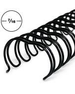7/16 inch black Wire-O binding spine